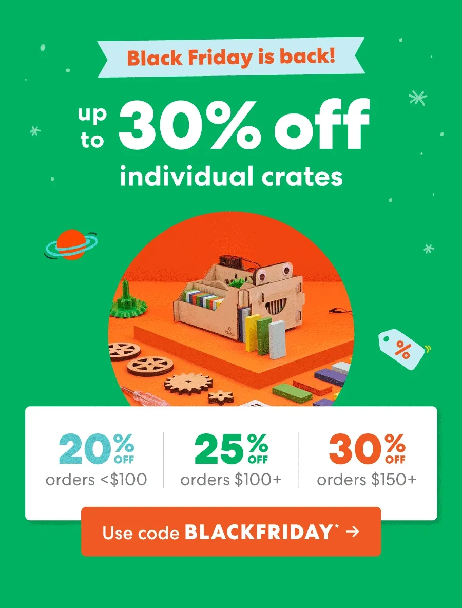 Use code BLACKFRIDAY ->