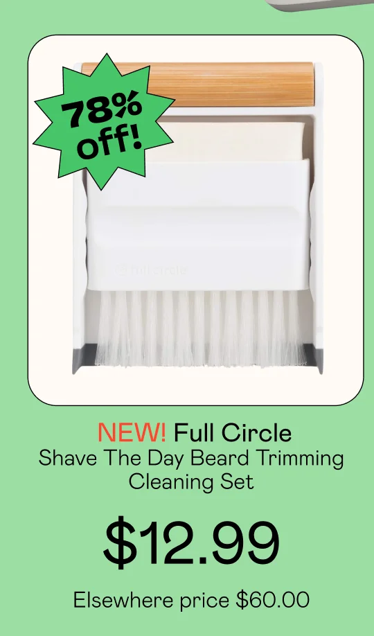 Shave The Day Beard Trimming Cleaning Set