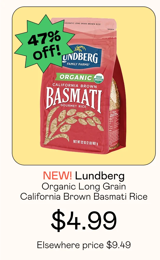 Organic Long Grain California Brown Basmati Rice