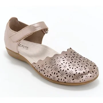 Earth Leather Perforated Mary-Janes - Brynn