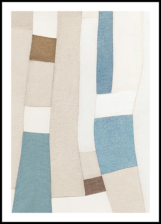 Textile Patchwork No2 Poster