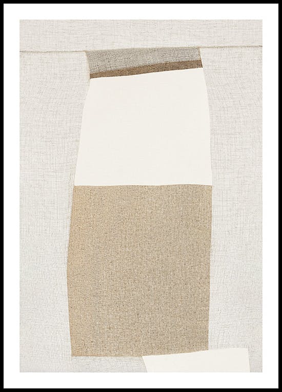 Textile Patchwork No1 Poster