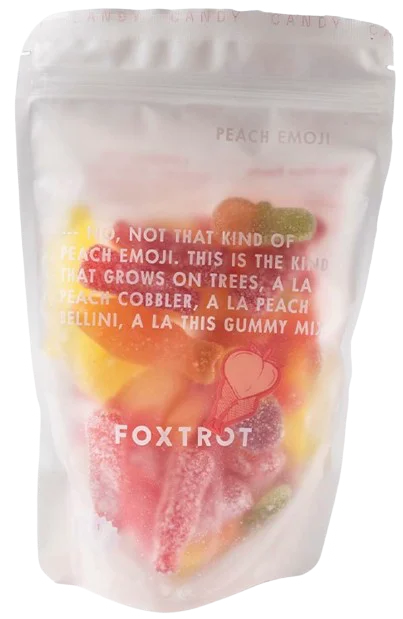 Image of Foxtrot Peach Emoji Gummy Mix