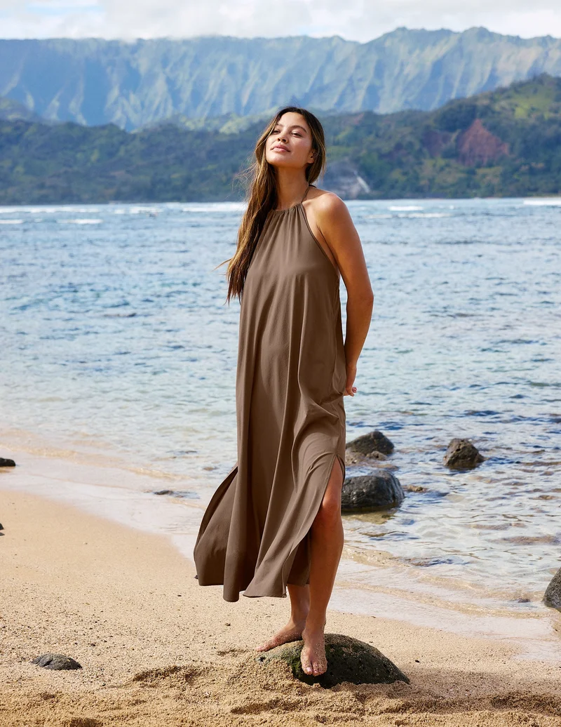 Image of Go With The Flow Halter Dress