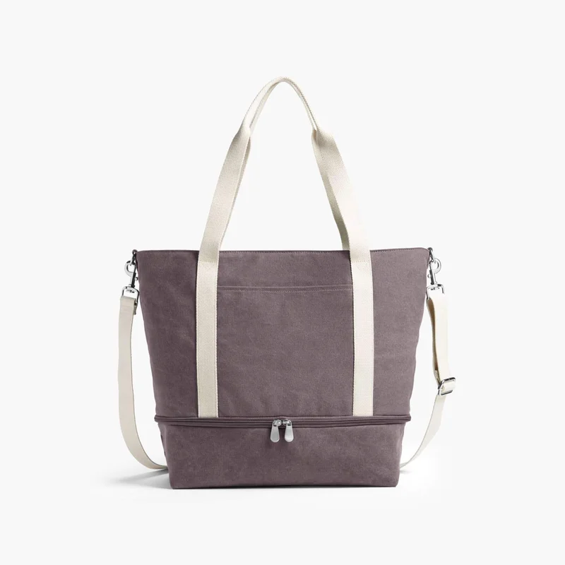 Image of Catalina Deluxe Tote - Eco Friendly Canvas - Thistle