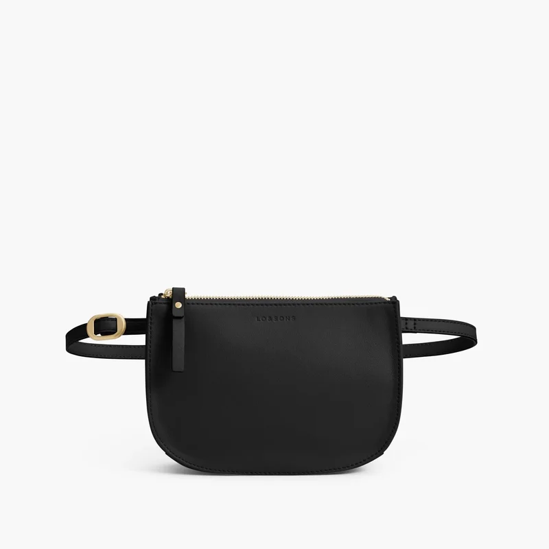 Image of Waverley 2 - Nappa Leather - Black / Gold / Grey