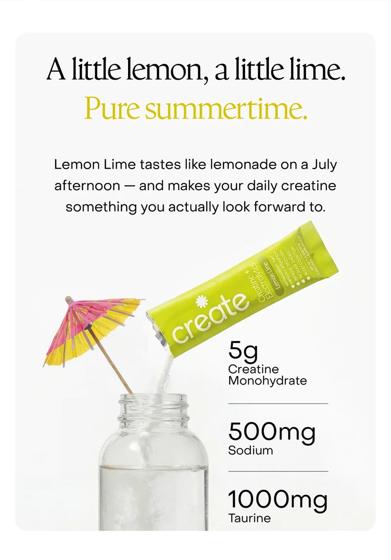 A little lemon, a little lime. Pure summertime.