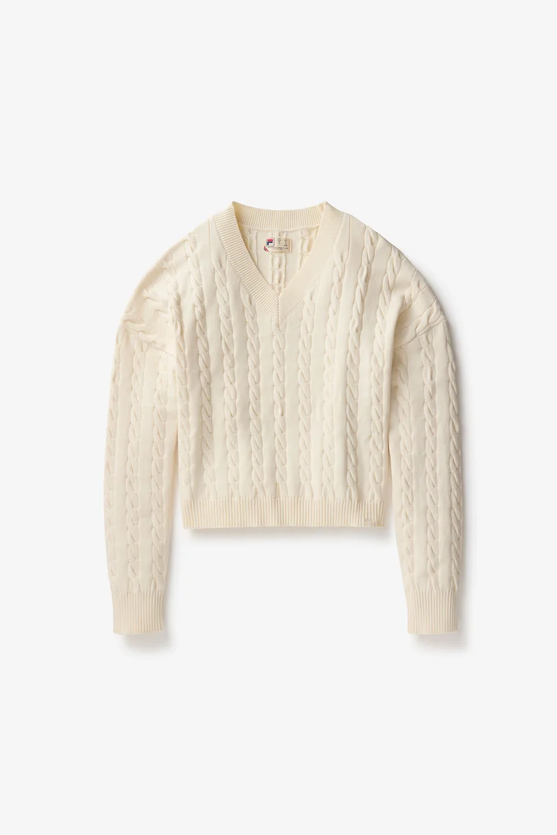 Baseline Chunky V-Neck Sweater