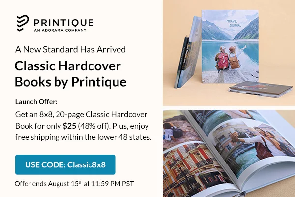 Printique Classic Hardcover Books | Use Code: Classic8x8