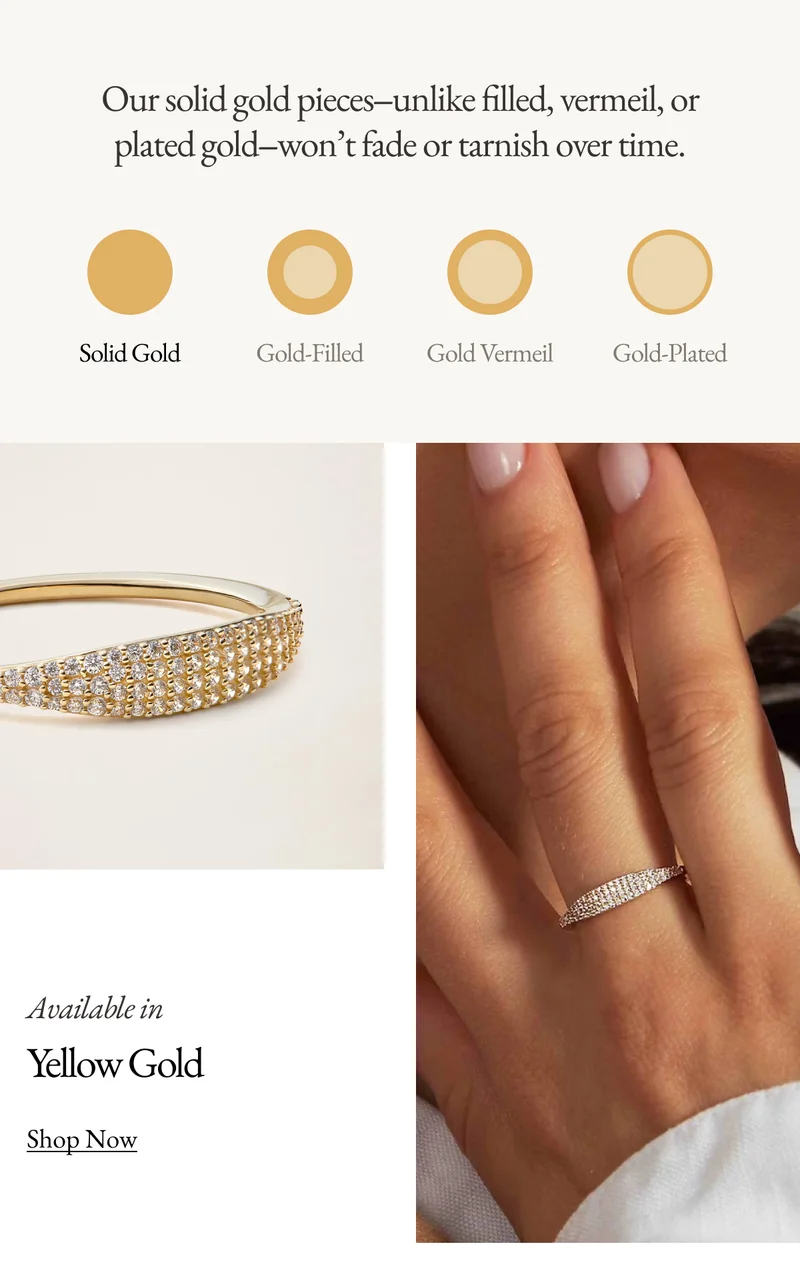 14k Solid Gold Diamond Micro Pavé Signet Ring