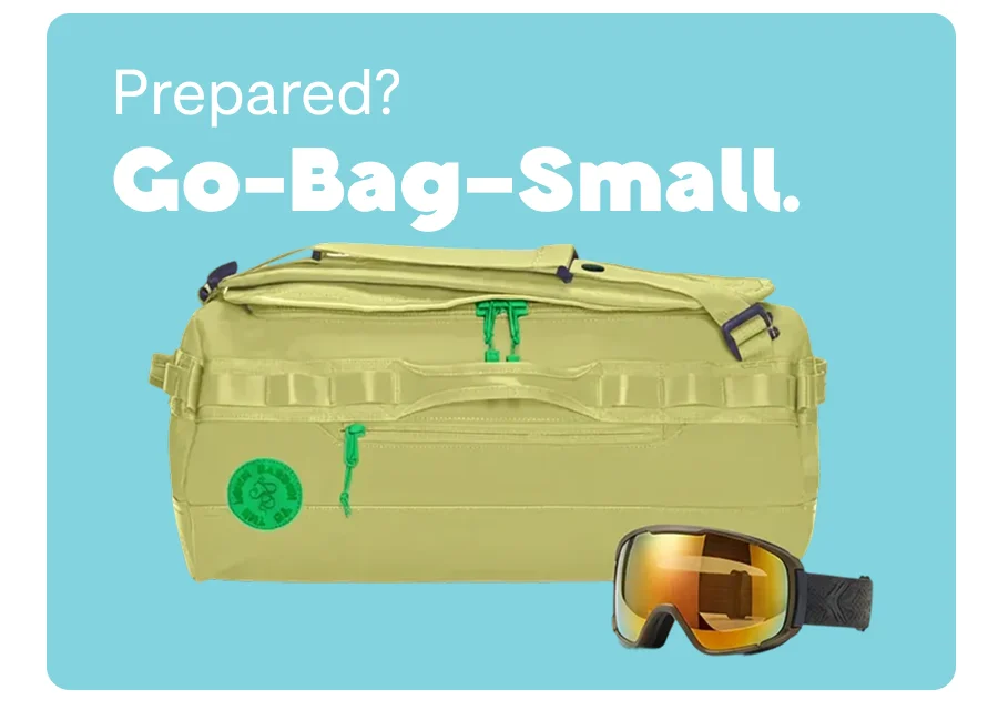 pack for the slopes with go-bags