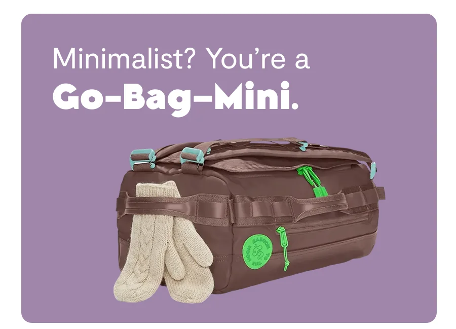 pack for the slopes with go-bags