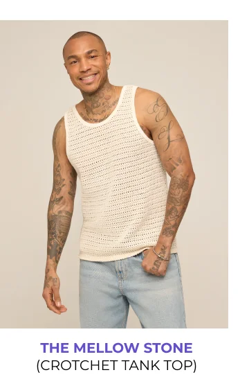 Crochet Tank Top: The Mellow Stone