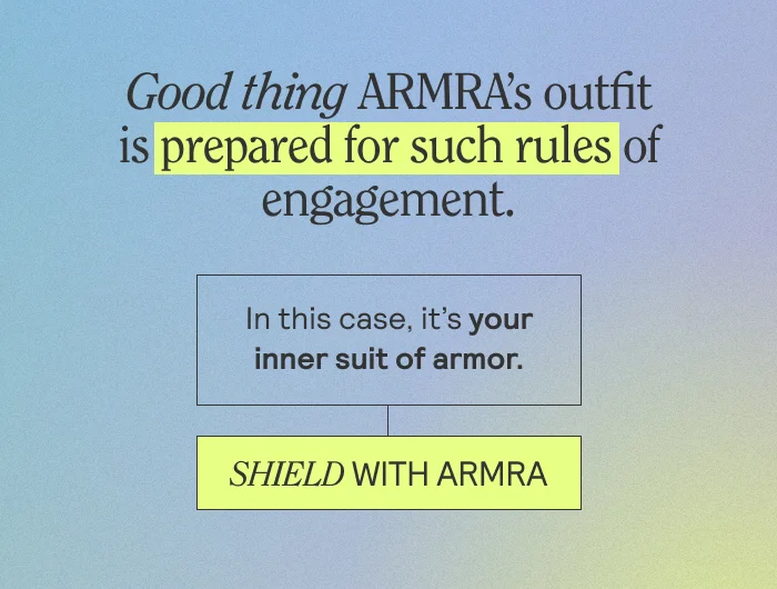 Good thing ARMRA's outfit is prepared for such rules of engagement