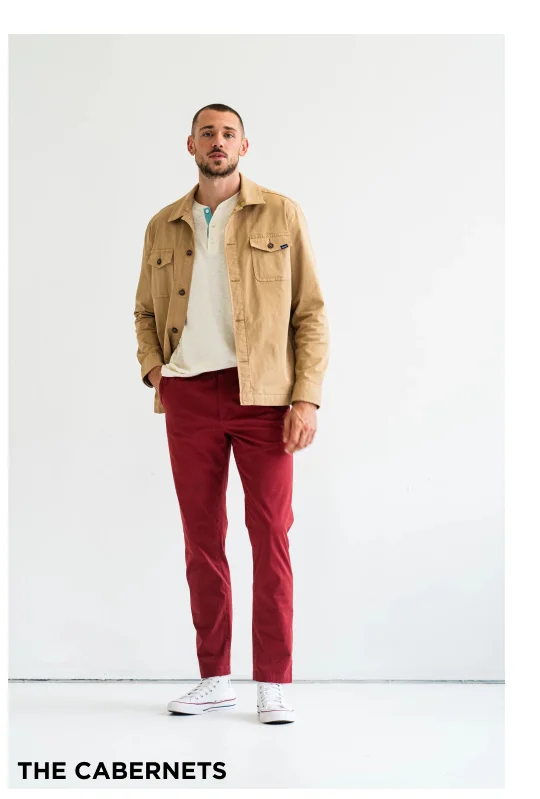 Original Stretch Twill Pant: The Cabernet's