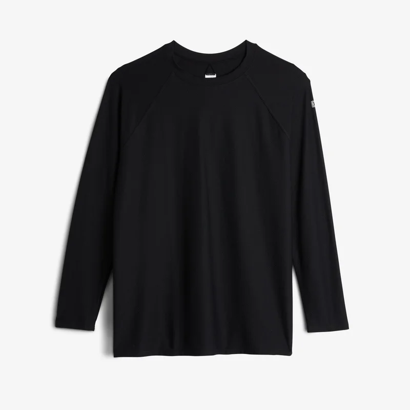 Image of Swim Solarmesh Long Sleeve Sun Guard - Black