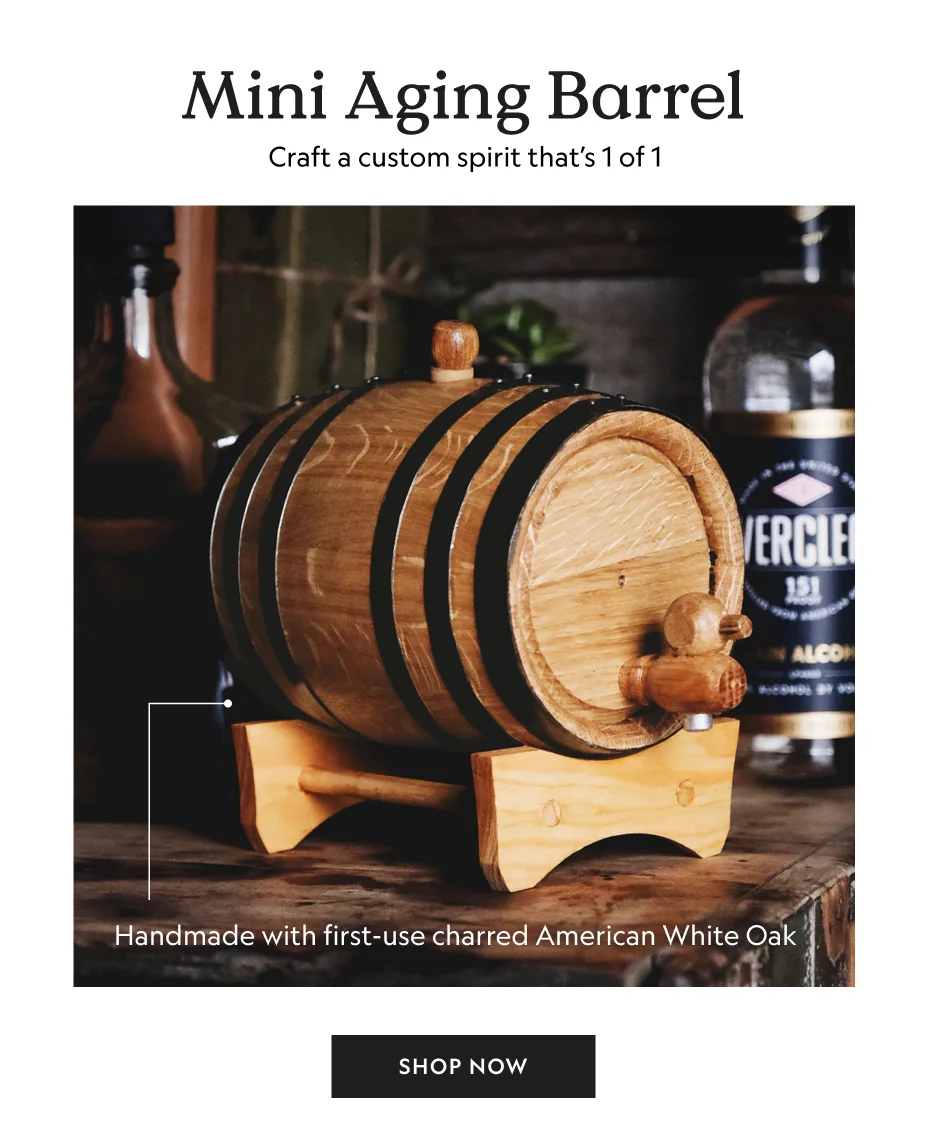 Charred American White Oak Mini Aging Barrel