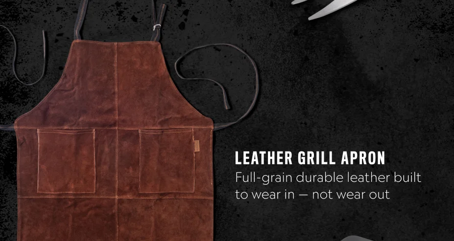 Leather Grill Apron