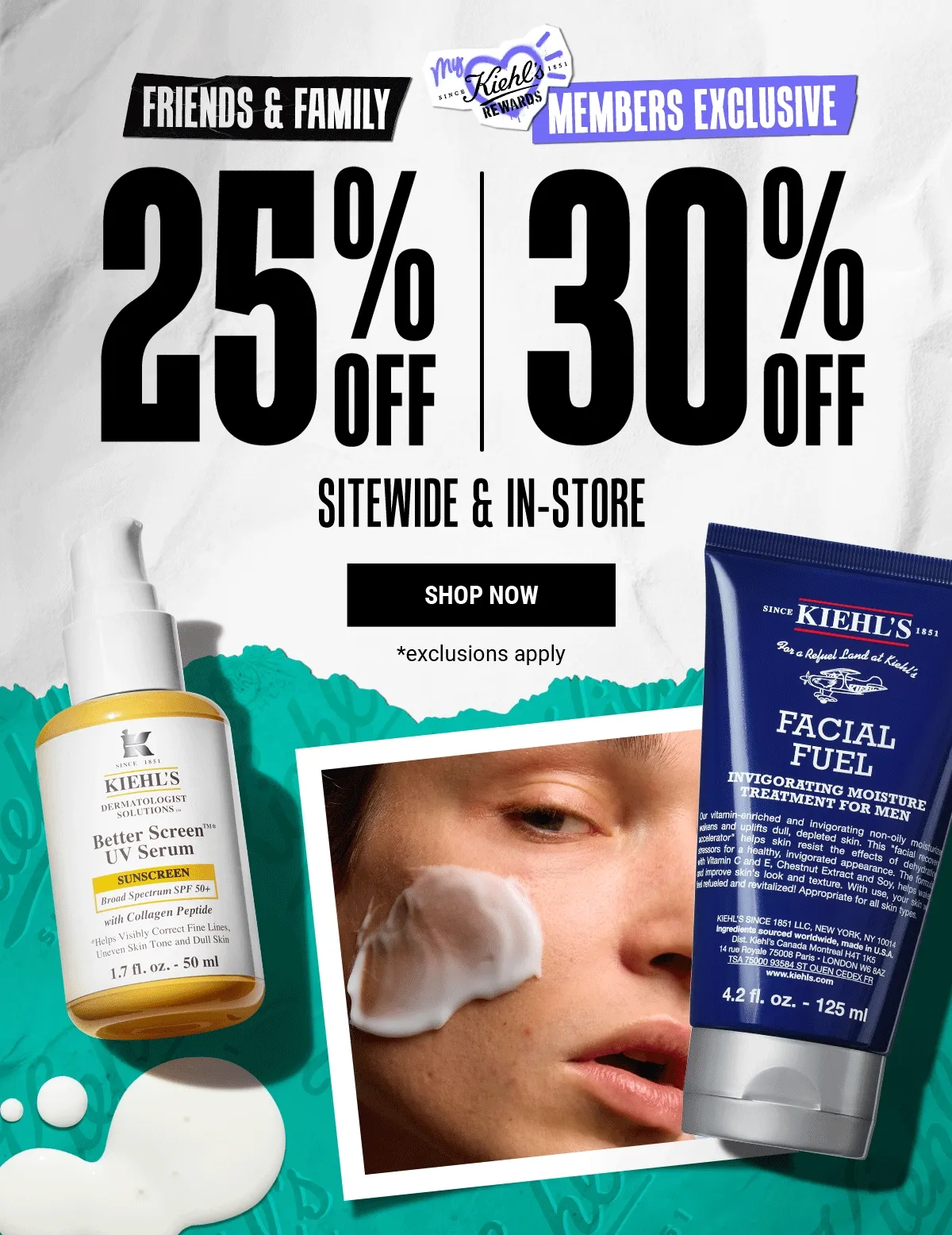 FRIENDS & FAMILY 25% OFF MEMBERS EXCLUSIVE 30% OFF