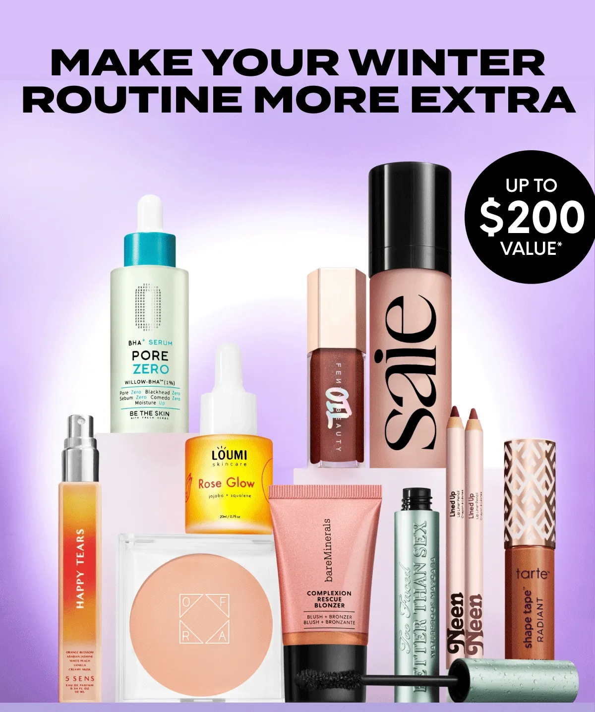 MAKE YOUR WINTER ROUTINE MORE EXTRA - ONLY $24 + SHIPPING - UP TO $200 VALUE*