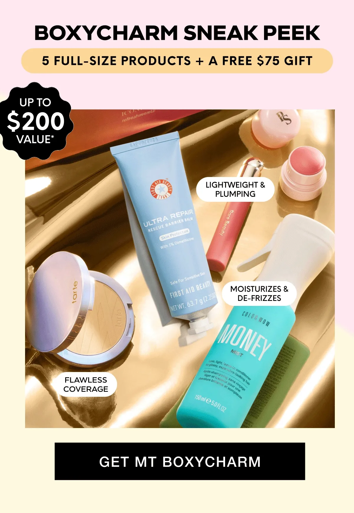 BoxyCharm Sneak Peek - 5 Full-Size Products + a FREE $75 Gift - UP TO $200 VALUE* - ONLY $32 + SHIPPING - GET MT BOXYCHARM
