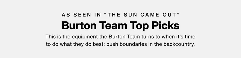Shop Burton Team Top Picks