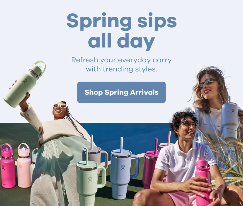 Spring sips all day.  Refresh your everyday carry with trending styles. | Shop Spring Arrivals