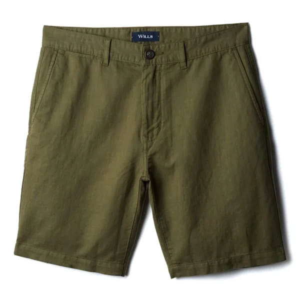 Cotton Linen Chino Short - 9