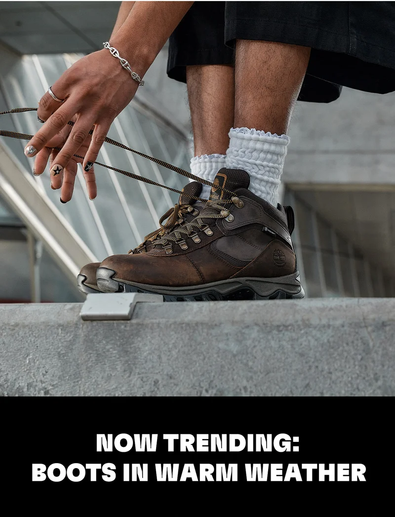Now trending: Boots in warm weather