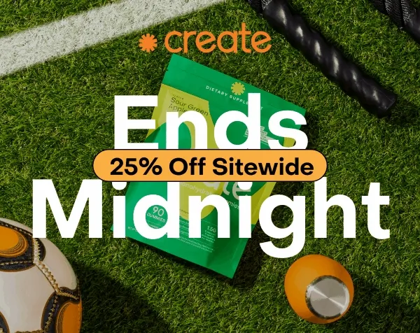 Ends Midnight 25% Off Sitewide