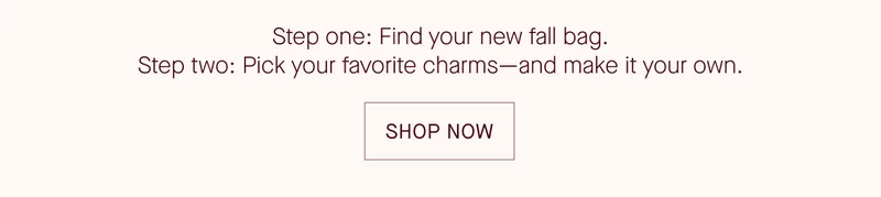 Step one: Find your new fall bag.