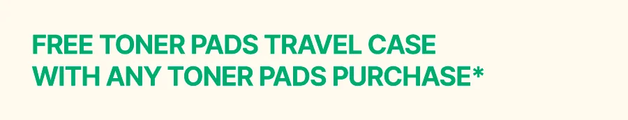 FREE TONER PADS TRAVEL CASE W/ TONER PAD PURCHASE