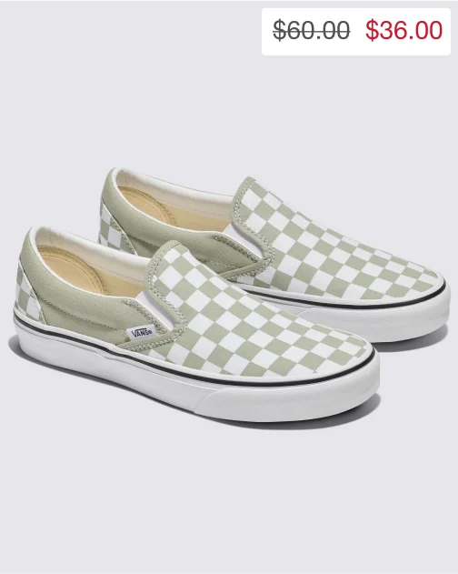 Classic Slip-On Checkerboard Shoe