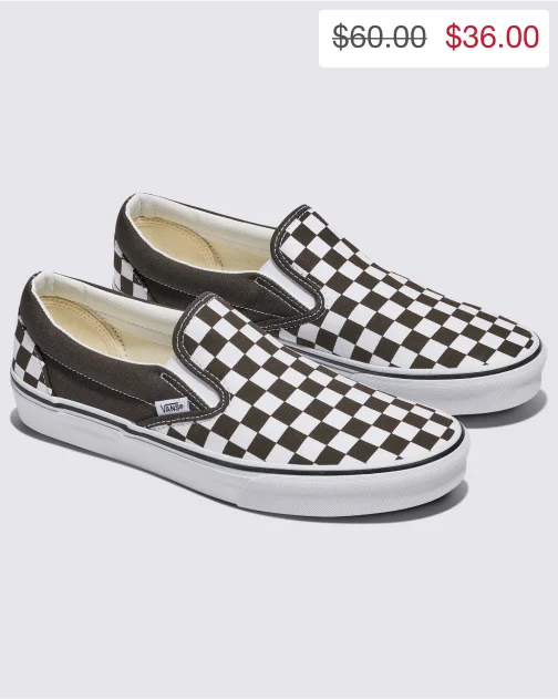 Classic Slip-On Checkerboard Shoe