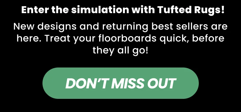 Tufted rugs are back