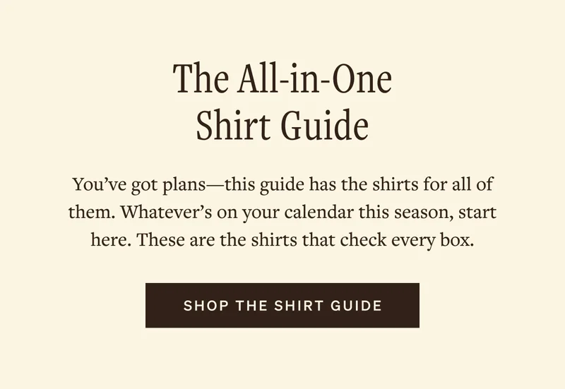 Men's Shirt Guide