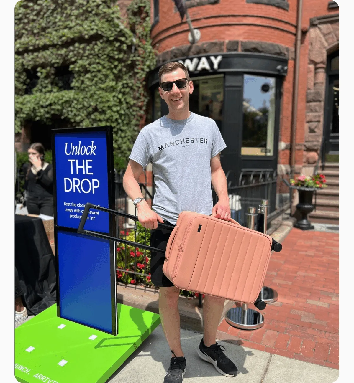 UNLOCK THE DROP. We locked our unreleased Softside suitcases in trunks across our retail stores and challenged you to guess the code. 41 of you got it right—and took one home. Come discover Softside IRL.Find your store