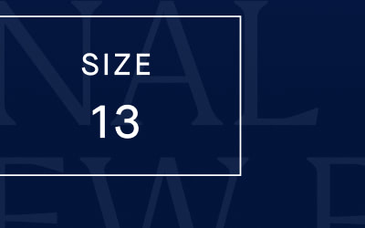SIZE 13