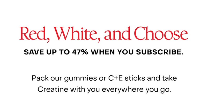 Red, White, and Choose. Save up to 47% when you subscribe.