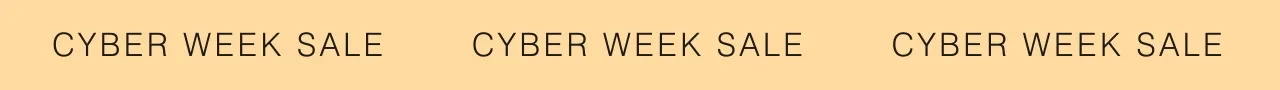 Cyber Week Sale