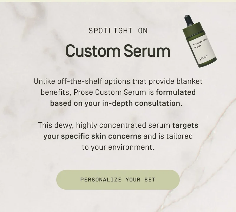 Spotlight on Custom Serum