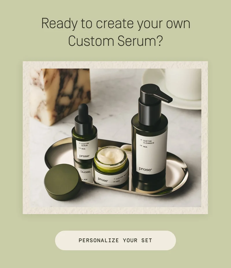 Ready to create your own Custom Serum?