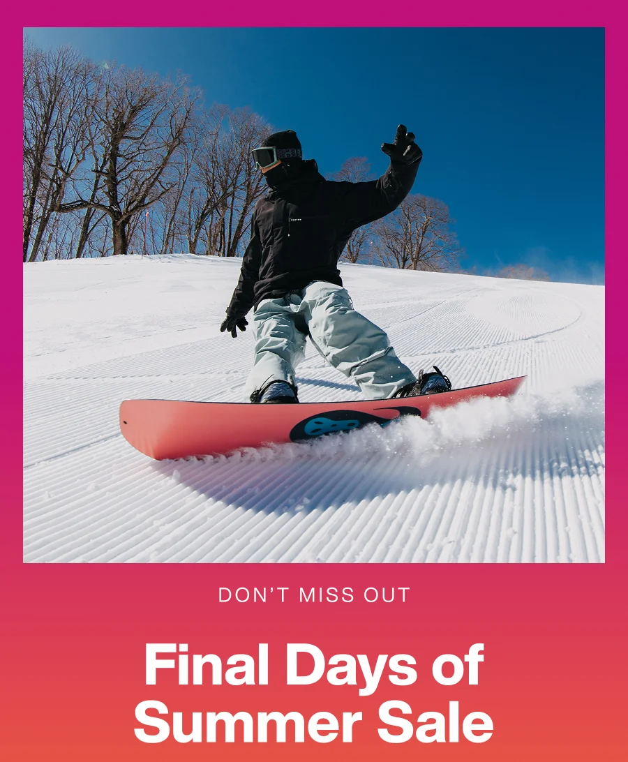 DON’T MISS OUT - Final Days of Summer Sale