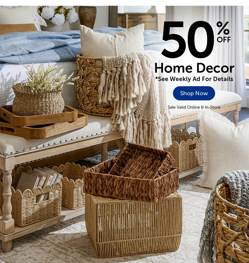 50% Off Home Decor