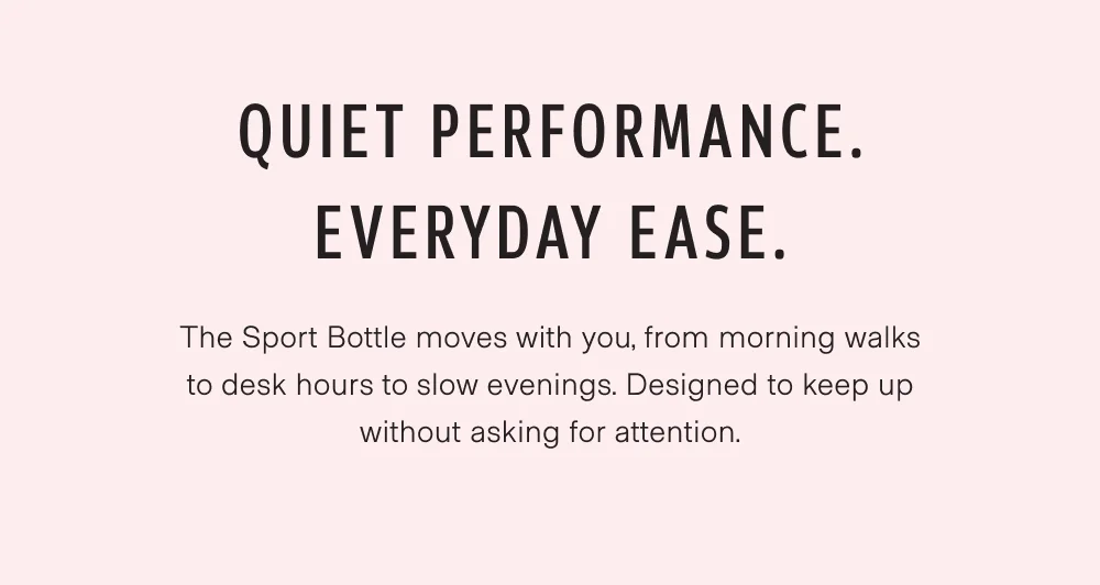Quiet Performance. Everyday Ease.