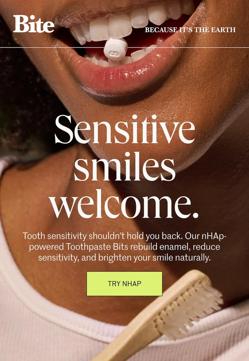 Sensitive smiles welcome