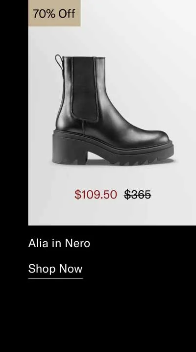 Alia in Nero 70% off-Shop Now