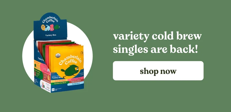 variety cold brew singles are back in stock!