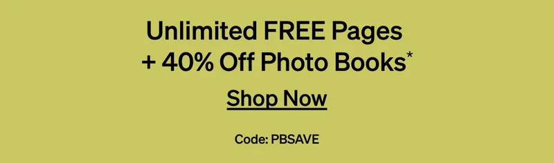 30-50% Off Sitewide + Unlimited Free Photo Book Pages