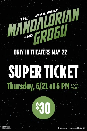 STAR WARS: THE MANDALORIAN & GROGU - SUPER TICKET